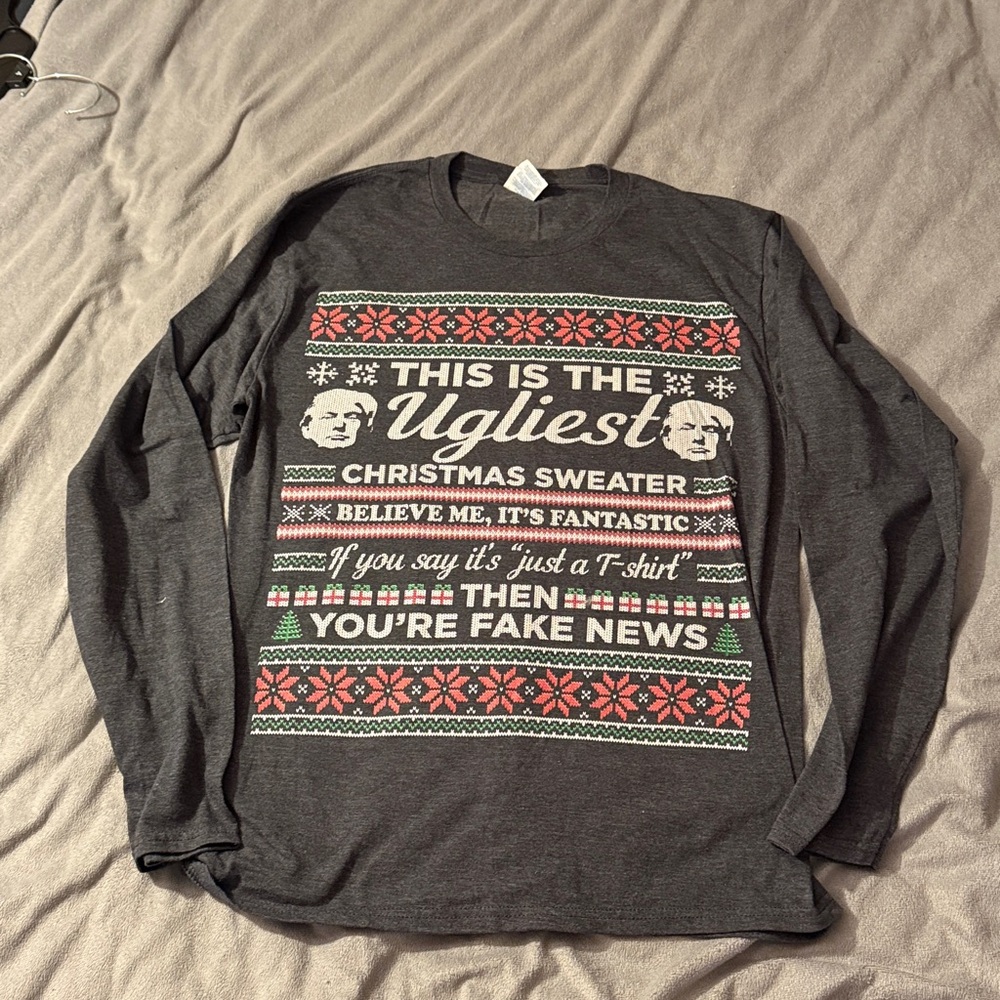 Donald Trump Ugly Christmas “Sweater” Shirt